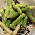 こけ23's cooksnap of when they made レンジで簡単☆アスパラの塩昆布和え.