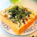 柚子♡⸝⸝⸝'s cooksnap of when they made やみつき！納豆と海苔のチーズトースト.