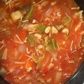 hoso_11's cooksnap of when they made 胸肉でダイエット　ミネストローネ.