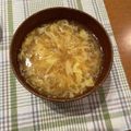 peanut32m's cooksnap of when they made 黄金に輝く・かきたま汁.