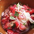 Otataiko's cooksnap of when they made 冷やしトマトとツナのそうめんポン酢.