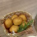 たべものにっき　tabemono's cooksnap of when they made カマンベール入りポテトボール.
