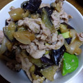 クック00Q0QZ☆'s cooksnap of when they made とろとろ茄子とアボカドの豚バラ味噌炒め丼.