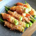 ちーまぐ's cooksnap of when they made オクラの豚バラ巻き〜甘酢照り焼き〜簡単♪.