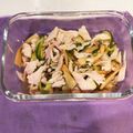 DBLT's cooksnap of when they made 塩麹とりむね肉の香味和え♪.