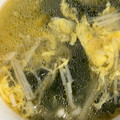 H♡S's cooksnap of when they made えのきと卵とワカメのスープ・中華風スープ.