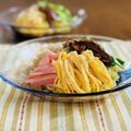yesmama's cooksnap of when they made 冷やし中華（幼児向き）.