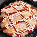 ろざーな's cooksnap of when they made 丸めずまとめて焼いちゃったメンチ♡.
