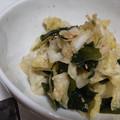 fu♪♪'s cooksnap of when they made キャベツときゅうりとわかめのごま和え.