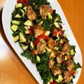 maezuchu's cooksnap of when they made 簡単！夏野菜と豆腐のサラダ.