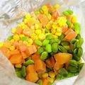 ♡マッキークッキング's cooksnap of when they made 枝豆で・簡単ミックスベジタブル.