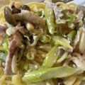 さくら11's cooksnap of when they made アスパラガスとベーコンのクリームパスタ.