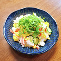もふもふクロさん's cooksnap of when they made カニカマときゅうりのさっぱりおにぎり.