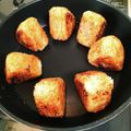 まじかっぱ's cooksnap of when they made フライパンで焼きおにぎり.