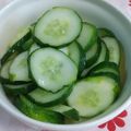 赤い電話's cooksnap of when they made 簡単で絶対においしい！きゅうりの漬物。.