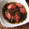 ふか谷's cooksnap of when they made もずくとトマトの酢の物.