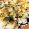 ∞らら∞'s cooksnap of when they made 【農家のレシピ】なすとしめじのグラタン.