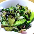 Ｋきいちゃん's cooksnap of when they made 茄子と胡瓜と茗荷の和え物.