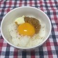 こたらパッド's cooksnap of when they made *なめたけバターの卵かけご飯*.