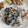 ☆ばた〜すこっち☆'s cooksnap of when they made ひじきの混ぜご飯♪ひじきの煮物のリメイク.