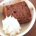 いちみん☆'s cooksnap of when they made しっとり！誰でも簡単ココアシフォンケーキ.