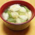 ドルフィンサーモン's cooksnap of when they made 味噌半分　小松菜と油あげの味噌汁.