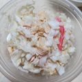 Akkers's cooksnap of when they made ☆キャベツと卵のカニカマサラダ☆.