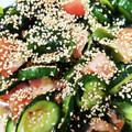 ぷうこ＠料理初心者's cooksnap of when they made だし香る♪トマト＆胡瓜＆わかめの和え物.