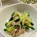 CHISA☆ごはん♪'s cooksnap of when they made 混ぜるだけ☆きゅうりとえのきのワサビ和え.