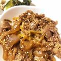ここにゃつこ's cooksnap of when they made しゃぶしゃぶ肉で焼肉丼❤️.