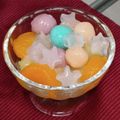 SUNMOONMOM's cooksnap of when they made かき氷シロップで♡ほんのり甘い三色団子♡.