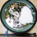 ☆ぽちのおやつ☆'s cooksnap of when they made 年越しそばにも！山菜とろろそば.