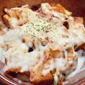 はなのかくめいじ's cooksnap of when they made 簡単おつまみ★厚揚げキムチーズ焼き.