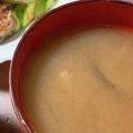 papikun's cooksnap of when they made 長なすとえのきのお味噌汁.