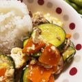 あたむ❤189's cooksnap of when they made ゴーヤ苦手なの！ズッキーニチャンプルー.