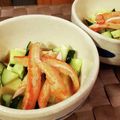 ダッフィーニーうに's cooksnap of when they made 簡単☆たまご豆腐に、かにかま&きゅうり♪.