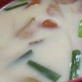 あゆたっくん's cooksnap of when they made ◉ごぼうとベーコンの味噌豆乳スープ◉.