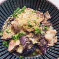 huu_ka's cooksnap of when they made 簡単！麺つゆでナスの煮浸し、豚肉入り☆.