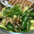 ぐにゅまる's cooksnap of when they made みょうがときゅうりと大葉の梅肉和え.