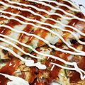 sai☆。＊'s cooksnap of when they made 米粉と長芋のふわふわお好み焼き♪.