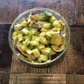 e.kinako's cooksnap of when they made ✿アボカドとさつまいものサラダ✿.