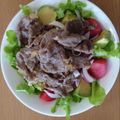 moniqro555's cooksnap of when they made シンプル♪牛しゃぶとアボカドのサラダ.