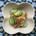 もとまま1114's cooksnap of when they made きゅうりマヨサラダ.