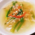 コロン亭's cooksnap of when they made ライスペーパーで！簡単フォー.