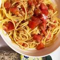 ピグウ's cooksnap of when they made 簡単ランチ☆トマトとツナのパスタ.