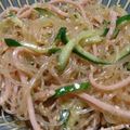 きょろましゃ's cooksnap of when they made モーニングハムときゅうりの春雨サラダ.