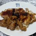 ゆかり～ぬ's cooksnap of when they made 簡単★鶏もも照焼きにんにくソースがらめ♥.