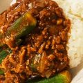 しま呼's cooksnap of when they made オクラのキーマカレー.