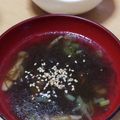 わかポン☆'s cooksnap of when they made ヘルシーなもずくスープ♬ダイエットの方に.
