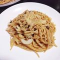 クックUH3NVG☆'s cooksnap of when they made 黒にんにくでコクが引き立つカルボナーラ.